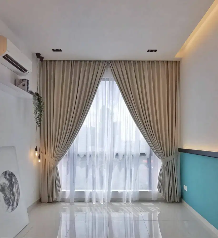 Jual gorden model terbaru gorden blackout vitrase gorden skat klinik
