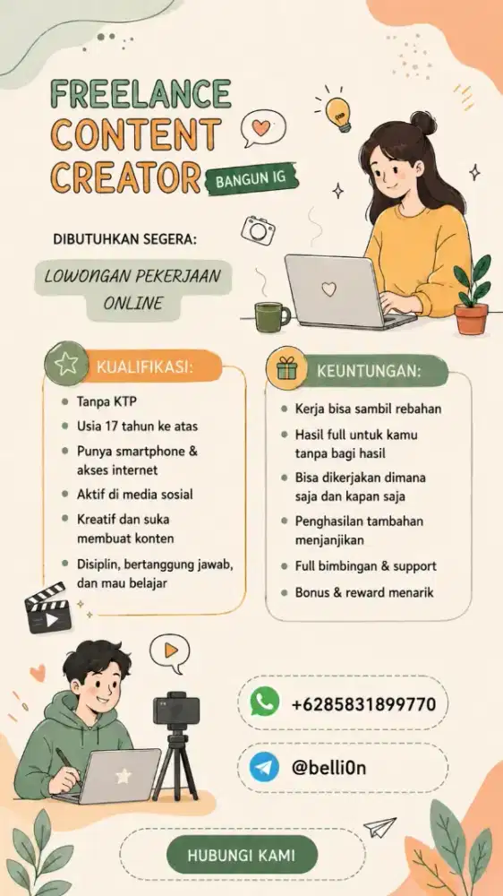 Lowongan kerja freelance