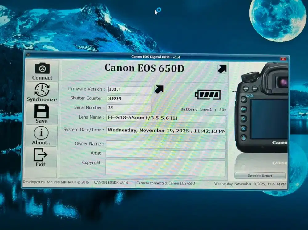 DiJUAL KAMERA CANON 650d
