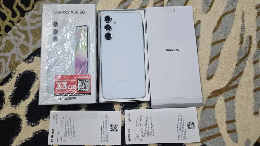 Samsung Galaxy A35 8/256 Gb Sein Garansi Fullset Mulus Murah
