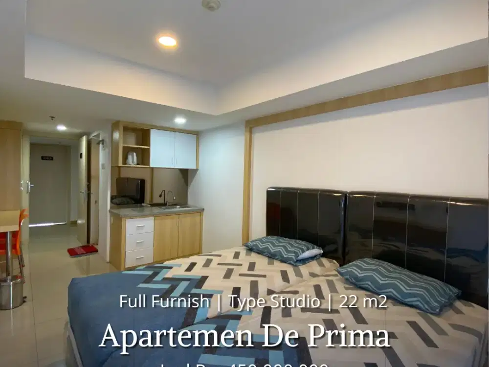 Disewakan Apartemen De Prima Type Studio Full Furnish Daerah Sekip Petisah