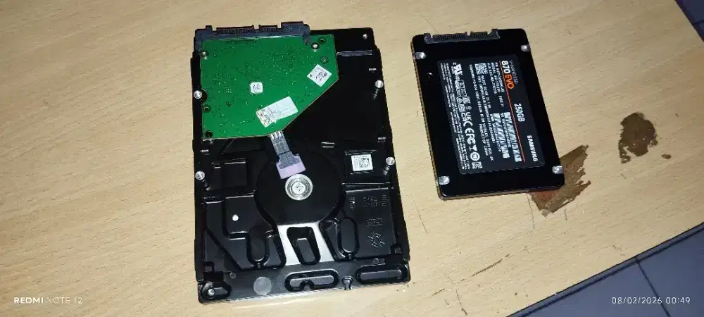 HDD 1TB & SSD 250GB