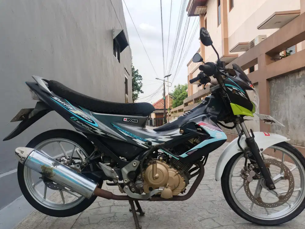 Suzuki satria Fu 2013 stater tokcer halus mulus terawat
