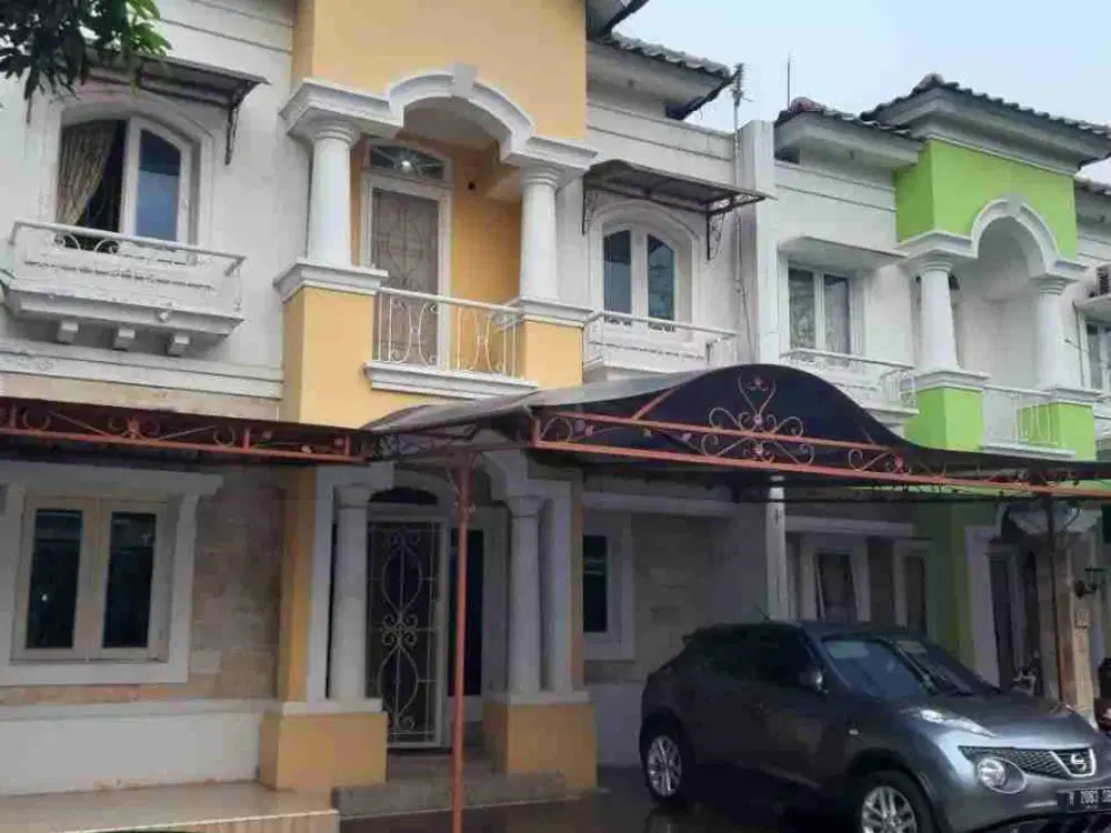 Rumah 2 lantai 4 kamar tidur di raffles hills dekat Tol cibubur dan LRT harjamukti cimanggis