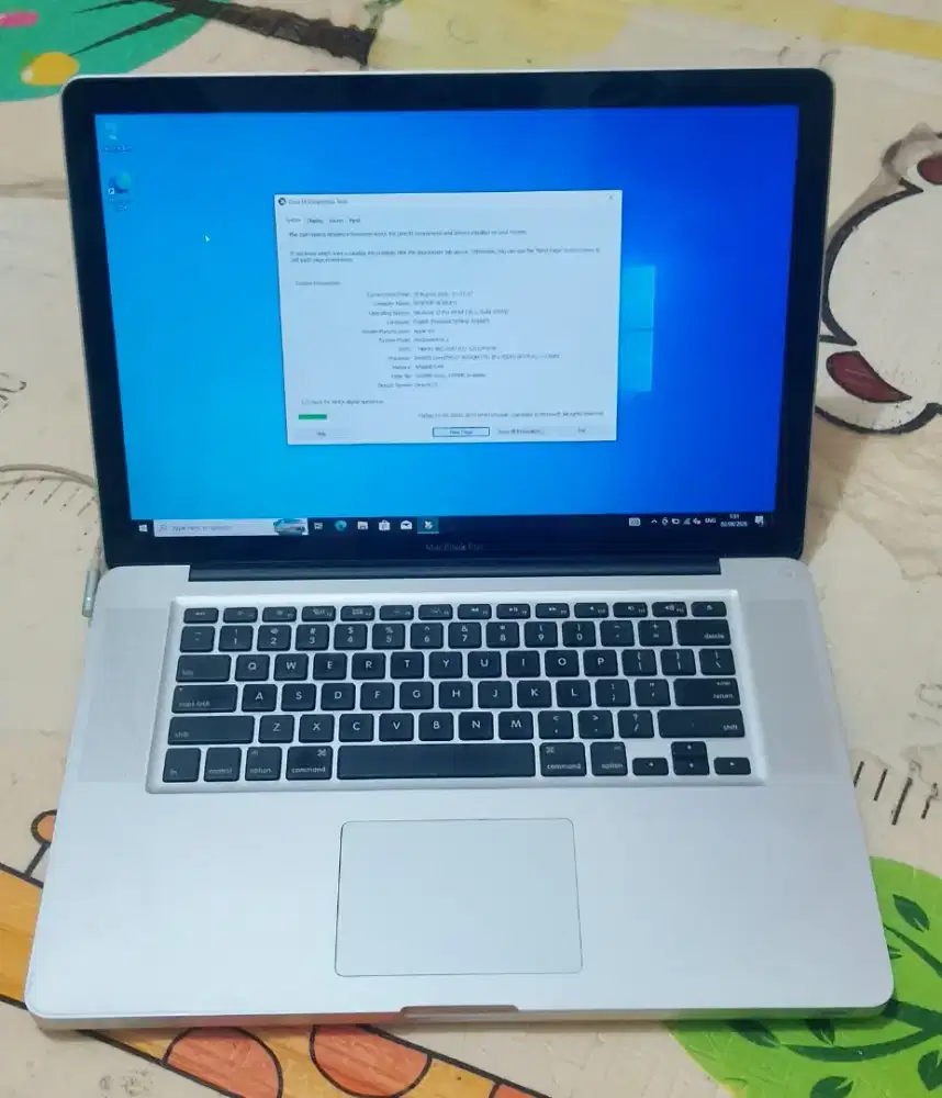 Macbook pro core i7-2635Q 2.00ghz 8cpus ram 4gb HDD 500gb