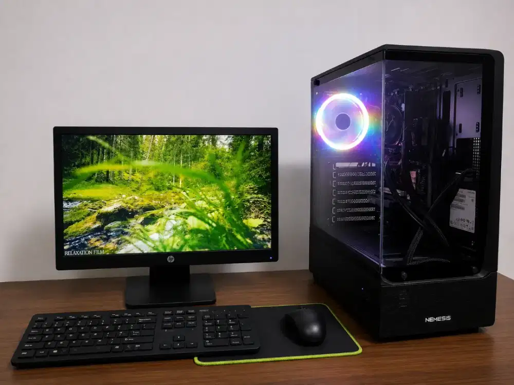 PC Desktop Intel Core i5-7600 | RAM 8GB | SSD+HDD | Siap Pakai