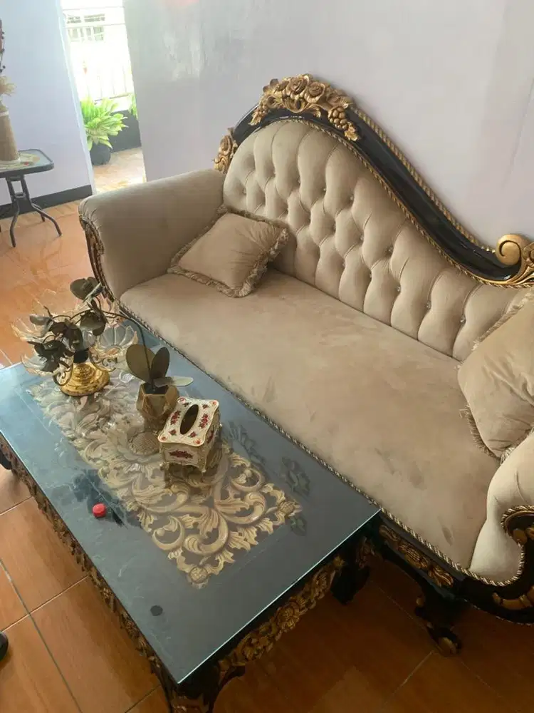 Sofa jati asli jepara full set
