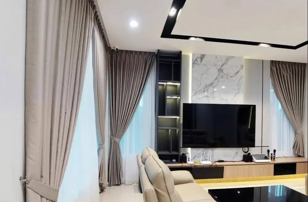 Jasa pasang gorden blinds vertikal gorden krey vertical roller blind
