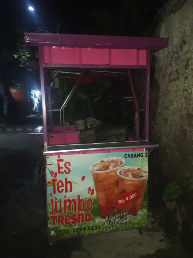 Gerobak es teh jumbo