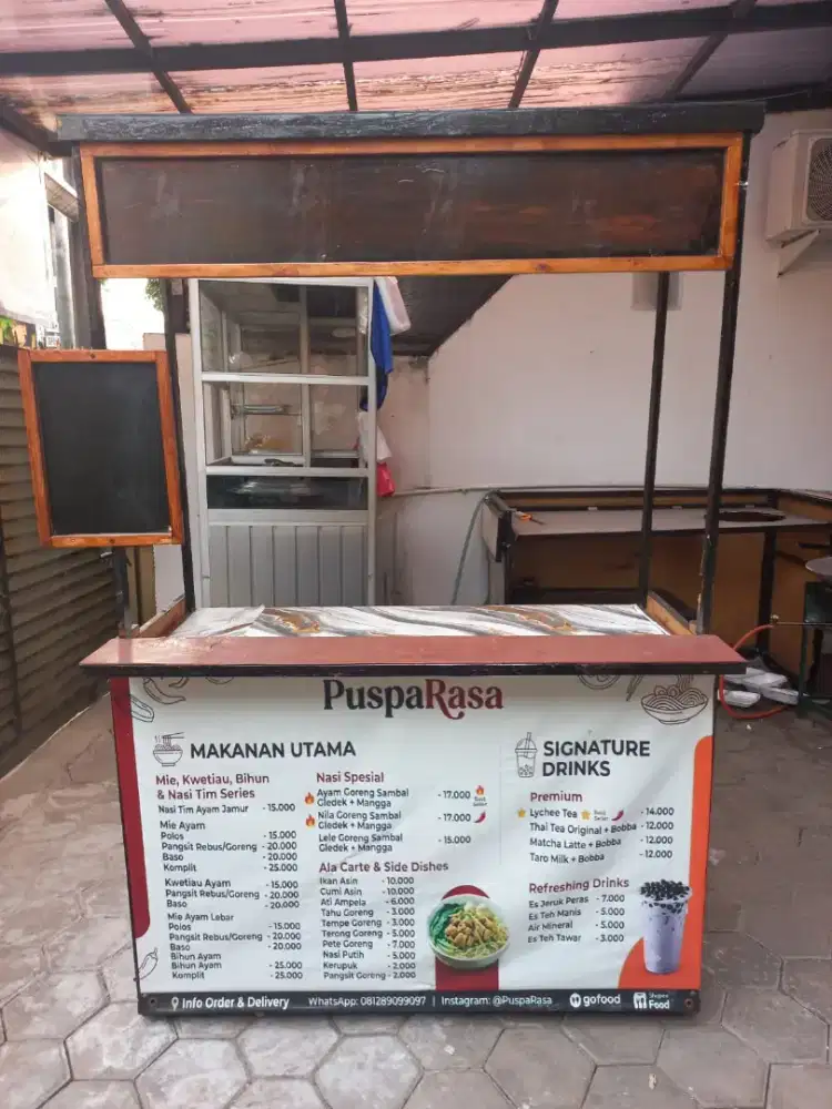 Minuman booth es bubble