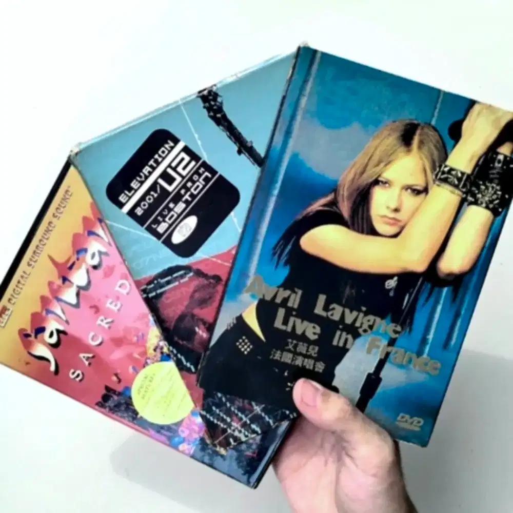 DVD MUSIK KONSER ORI IMPORT SEPAKET 3 PCS
