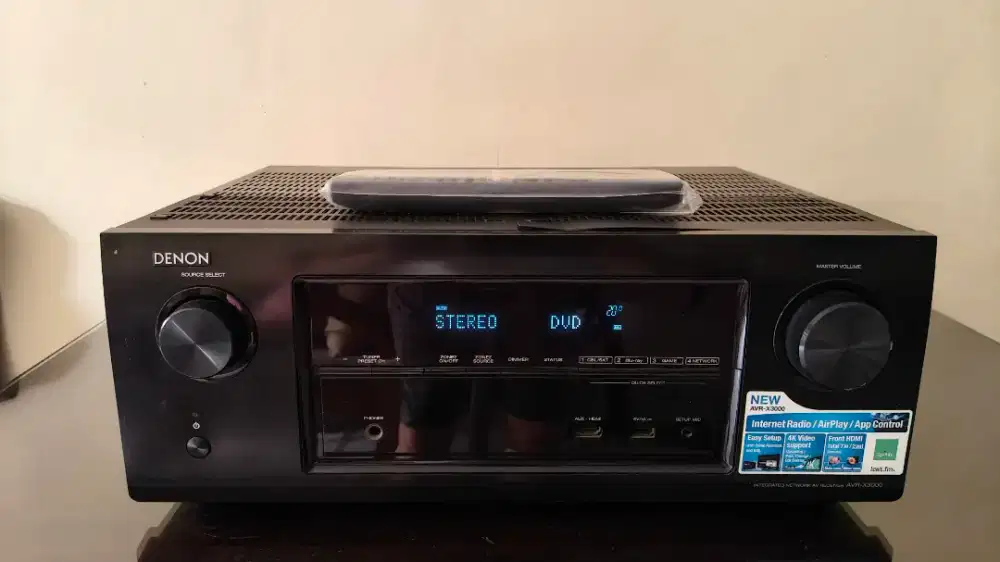 Amplifier denon avr-x3000 plus remote
