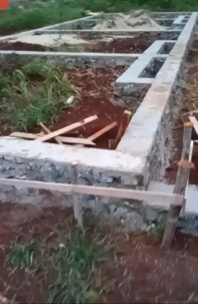 Di jual tanah kavling sudah berpondasi