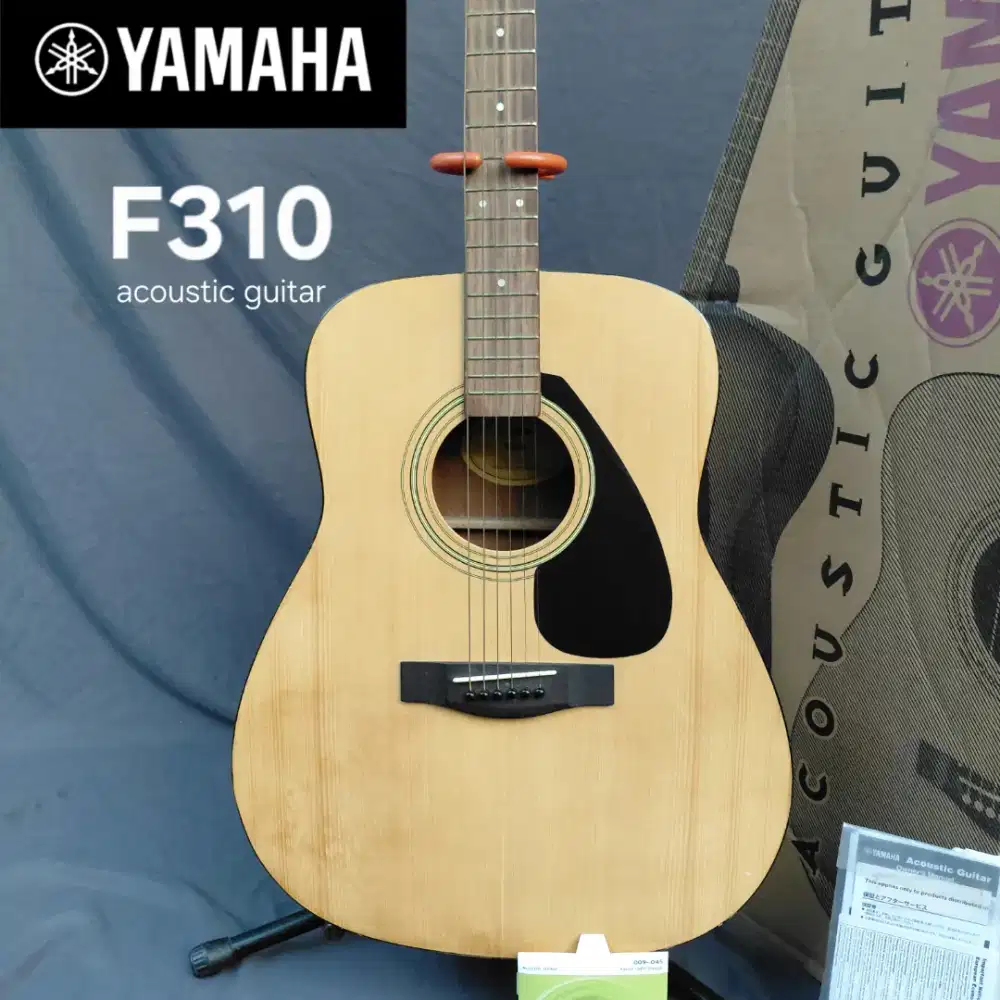 Yamaha F310 Original Gitar Akustik jumbo bonus senar string