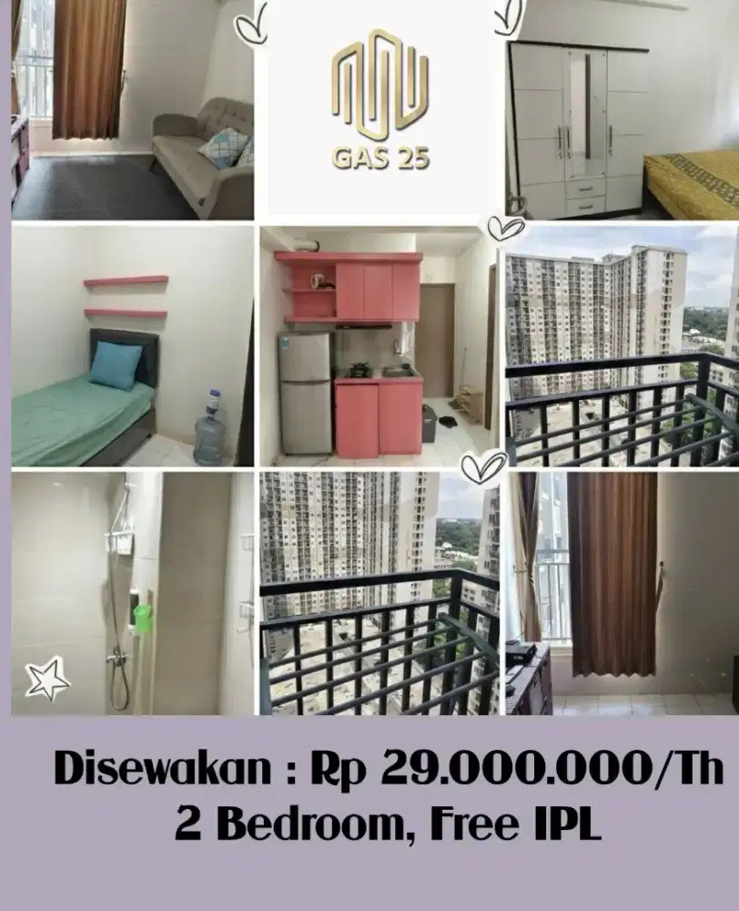 29 jt, per Year, Free IPL, Tower Balsa, 2 Bed