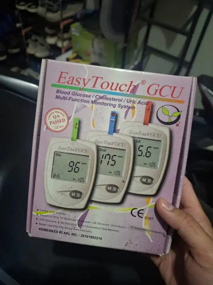Easy Touch (MASIH BARU) untuk cek gula,asam urat,kolestrol