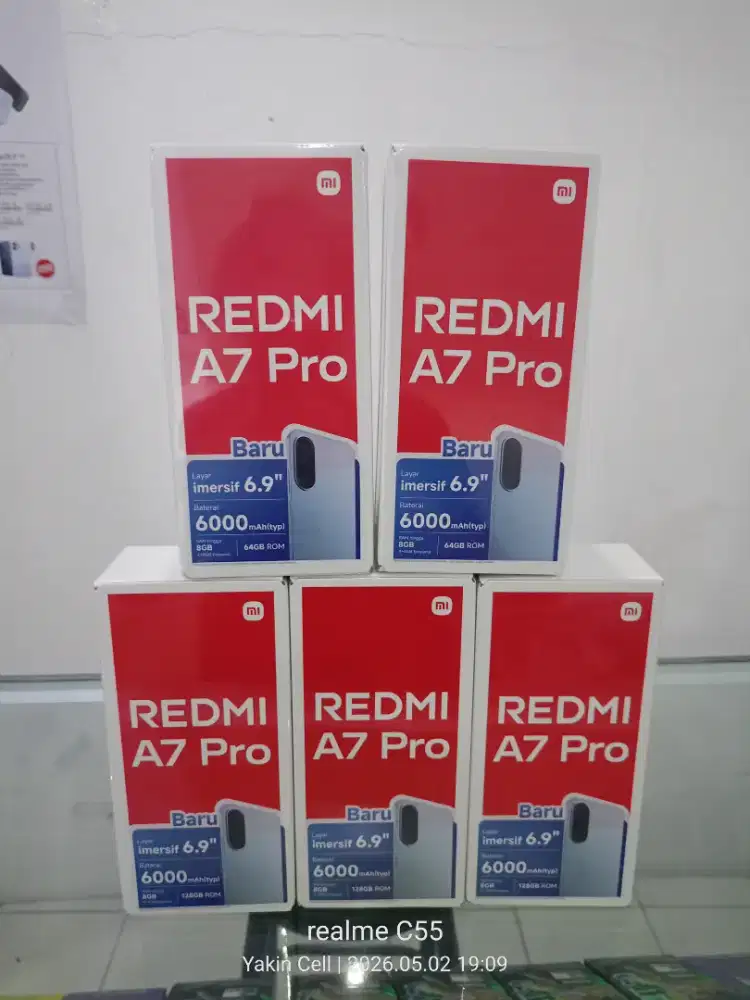 Redmi A7 Pro 4+4/128 GB Unisoc T7250 Batre 6000 mAh Garansi Resmi