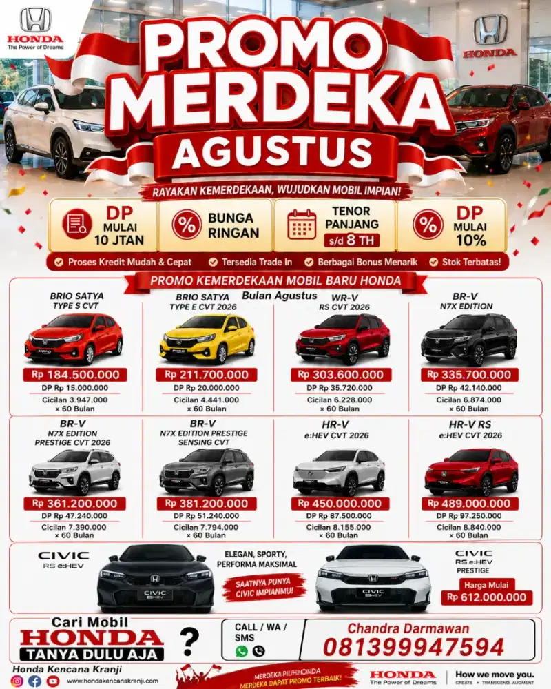 Promo program HONDA KENCANA KRANJI