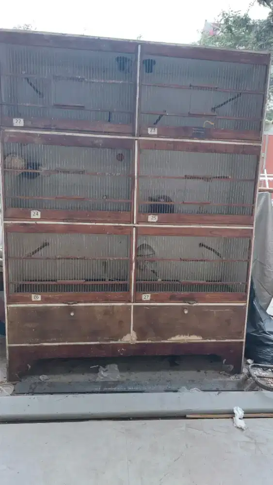 Sangkar 6 susun siap pakai