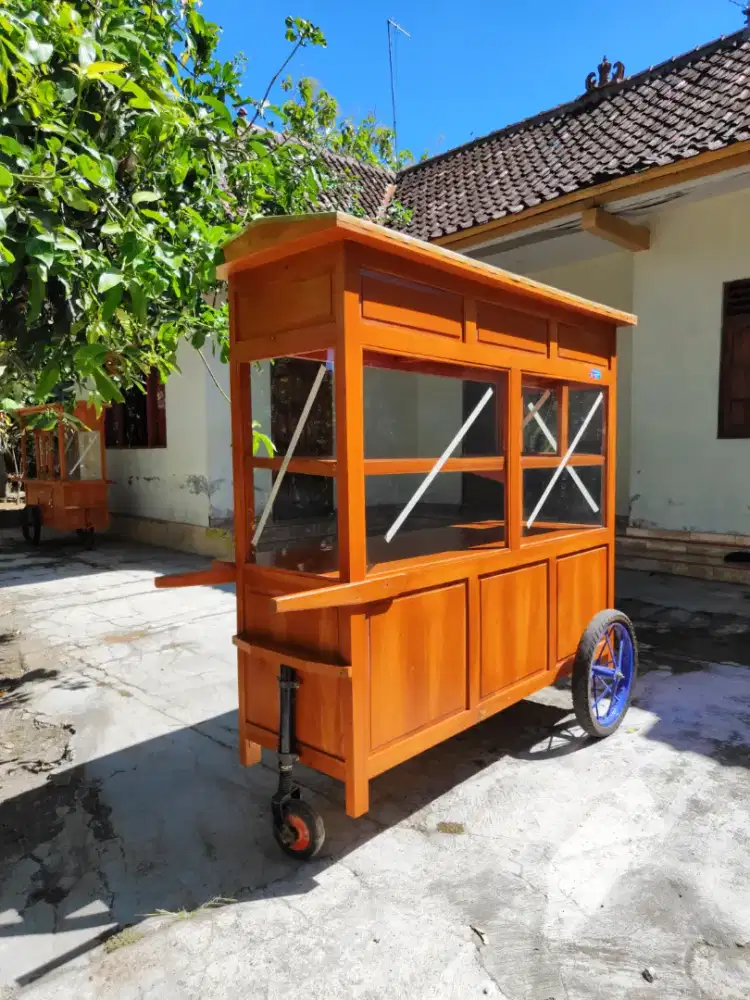 Sedia Gerobak Angkringan, Bakso Mie Ayam, Bubur, Sate, Soto, Pecel dll