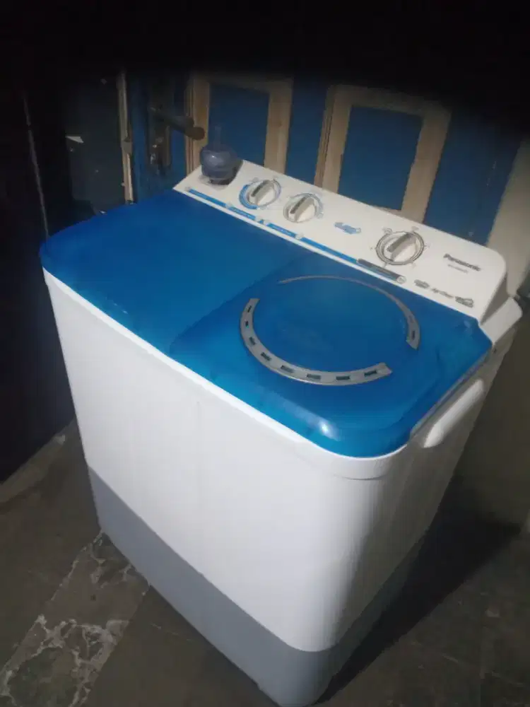 Jual mesin cuci panasonic kapasitas 8kg mesin ori normal bisa diantar