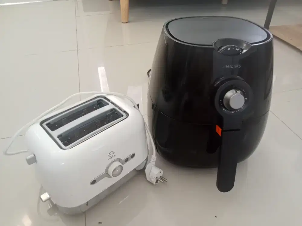 Jual Airfryer+ Pemanggang roti gratis hairdryer