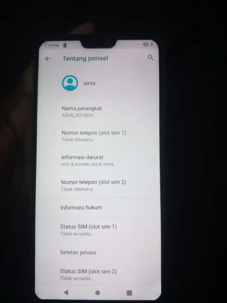 Asus zenfon Max pro M2 ram 6/64