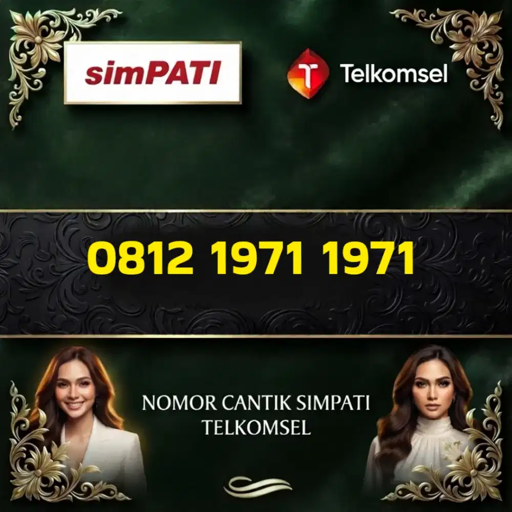 Nomor cantik simpati Telkomsel seri double Tahun