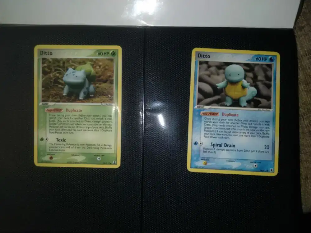POKEMON TCG Bundle Ditto Bulbasaur 36/113 + Ditto Squirtle 64/113 2005