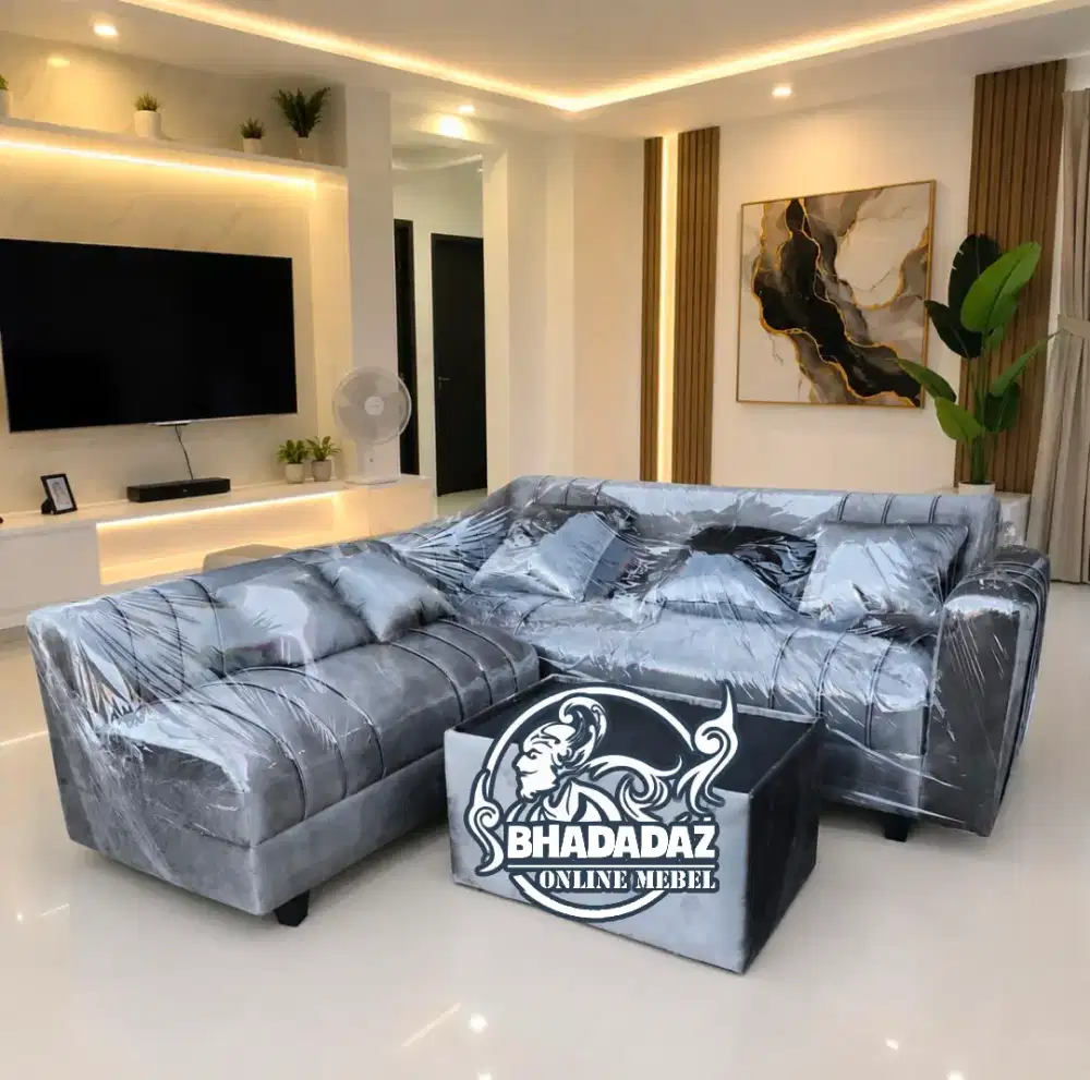Sofa L Ruang Tamu Minimalis