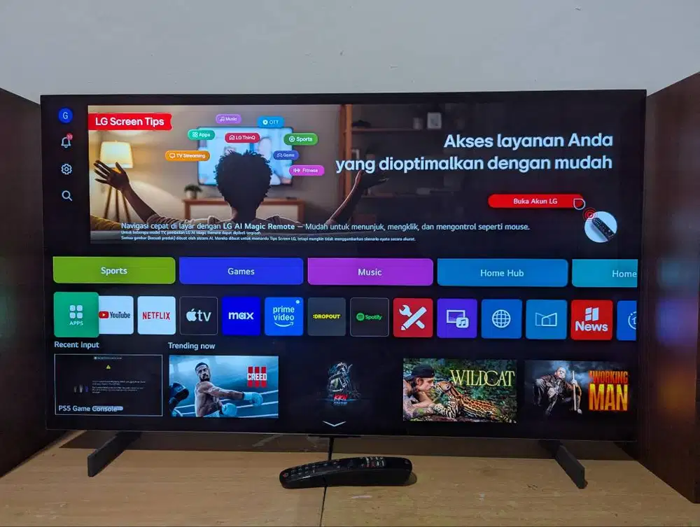 OLED Smart TV 4K LG C3 42 inch OLED42C3PSA Minim Pemakaian