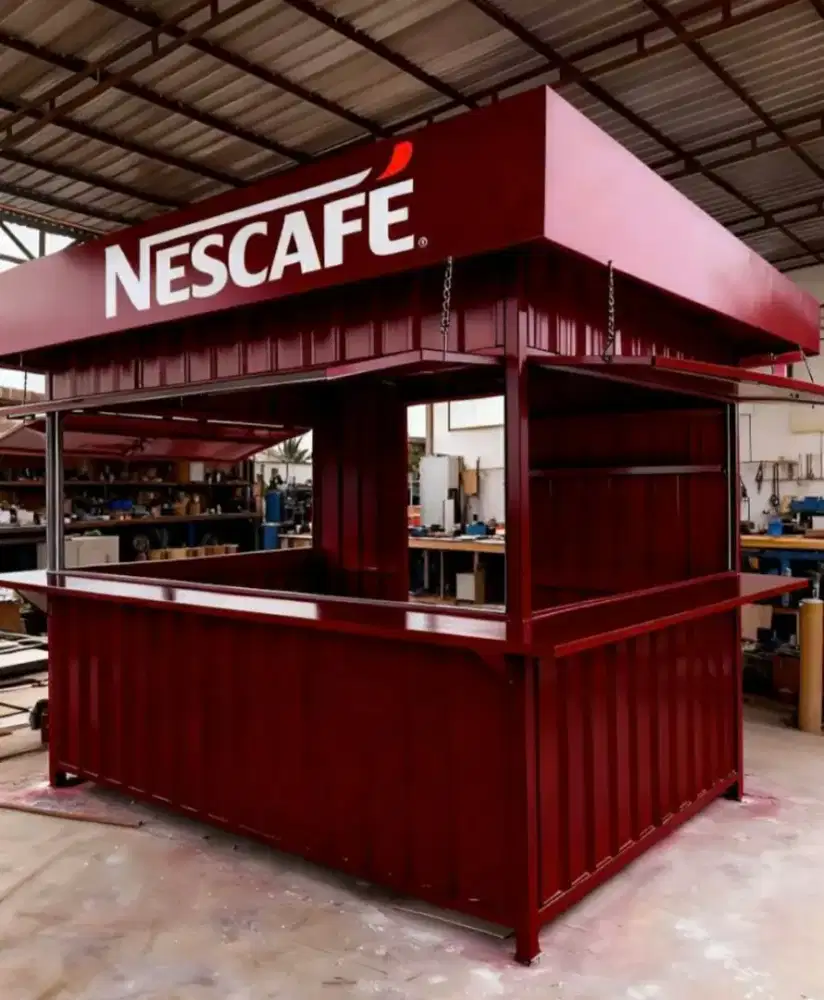 Rombong gerobak booth kontainer container umkm