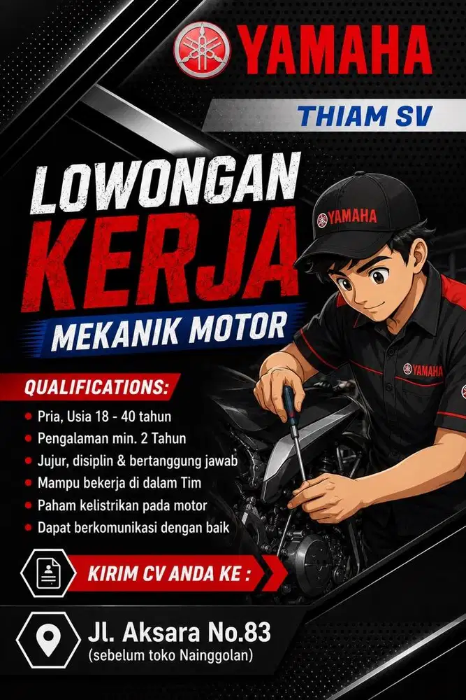 Lowongan kerja Mekanik