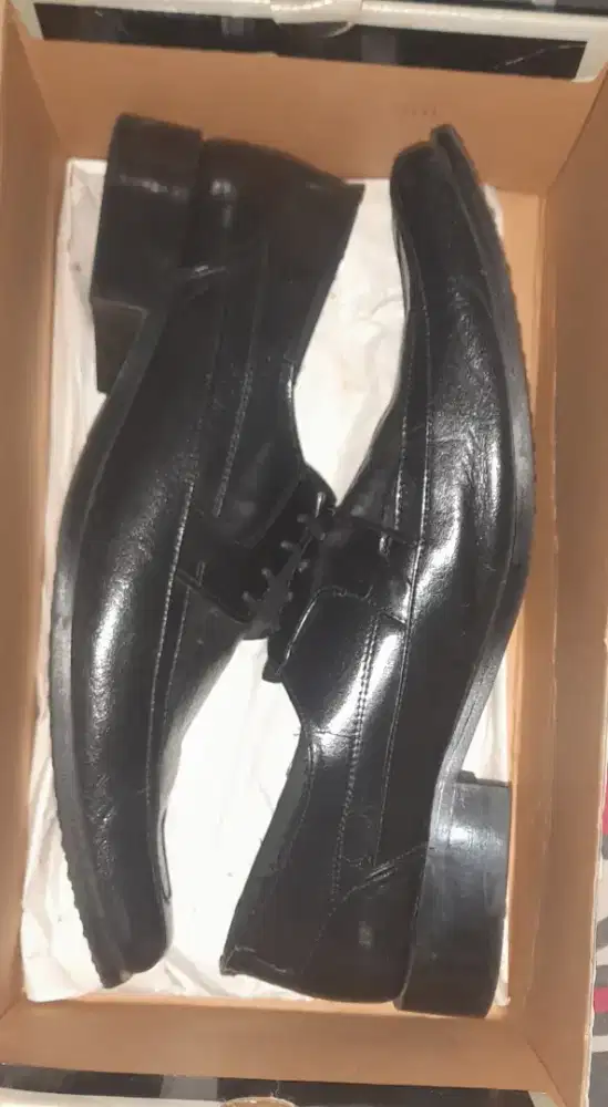 [Second] Sepatu Leather/Pantofel Rocco- Marco Size 48/49
