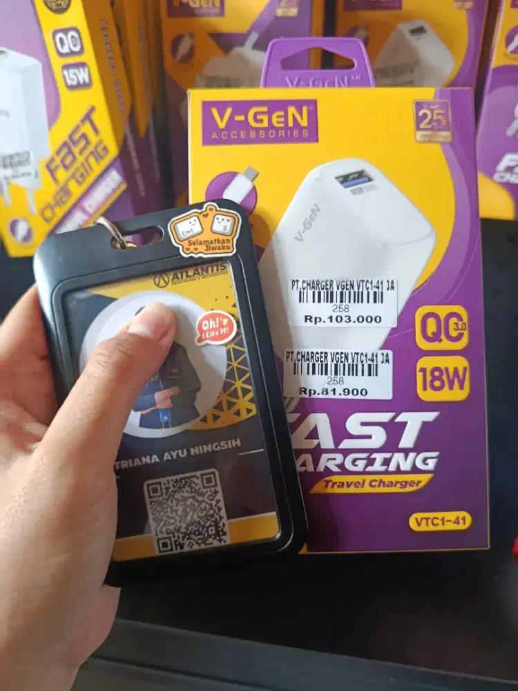 PT CHARGER VGEN VTC1-41 3A | ATLANTIS DAHSYAT