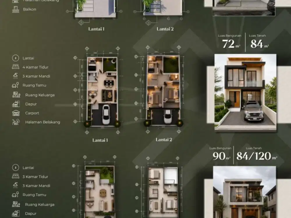 Rumah Mdn. Cinunuk, Murah Mewah, 2/1 LANTAI, Baru New di Timur Bandung Kota, Jual Dijual