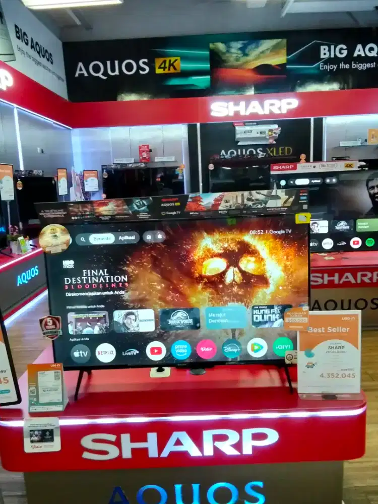 SHARP 43HJ6000I 4KUHD GOOGLE TV