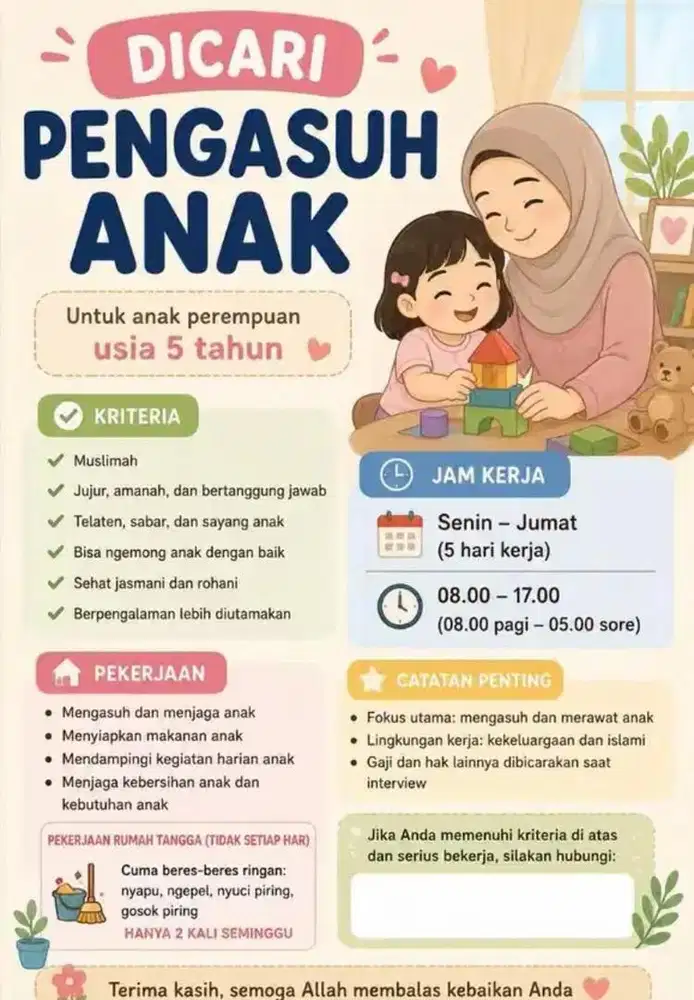pengasuh beberes