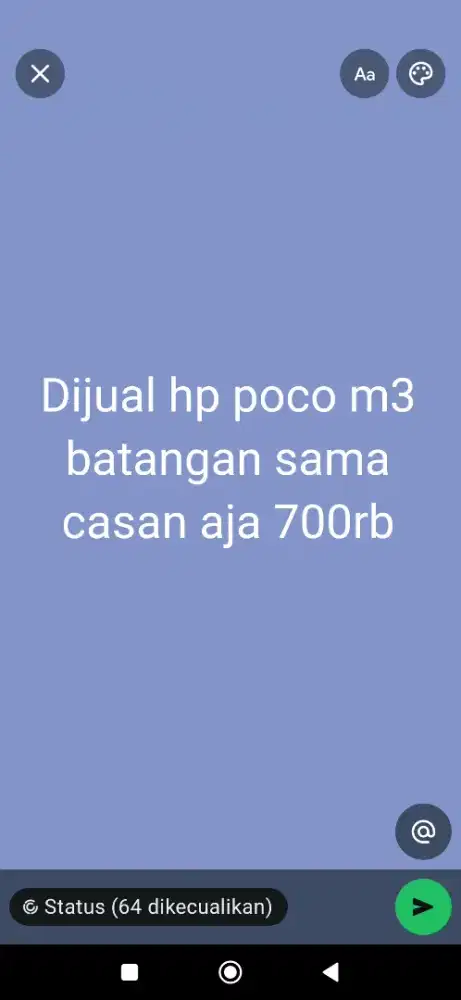 Jual HP poco m3 pemakaian perempuan bru ganti LCD