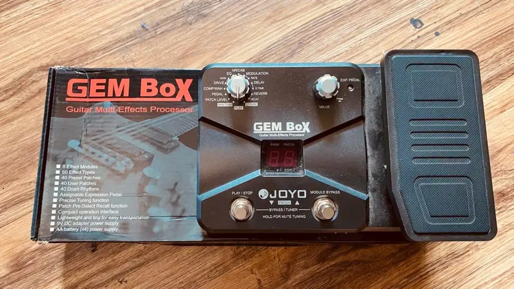 Efek Gitar Joyo GEM BOX mulus dan normal