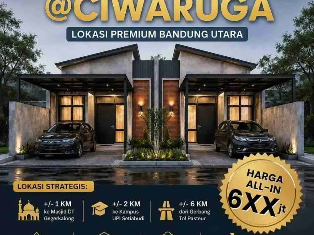 RUMAH MURAH MODERN Jl. Cicarita Tower No.15 A, Kel. Ciwaruga BANDUNG BARAT