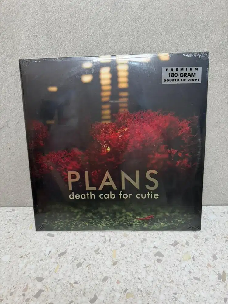 Piringan hitam vinyl NEW Death Cab For Cutie Plans RED MARBLE