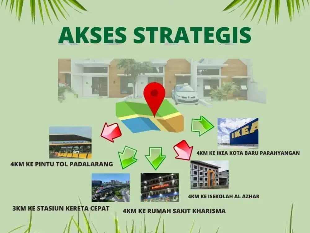Rumah PCV Dekat Tol Padalarang, Stasiun, Pemda, 2 LANTAI, Baru, Bandung Barat Dijual, DB