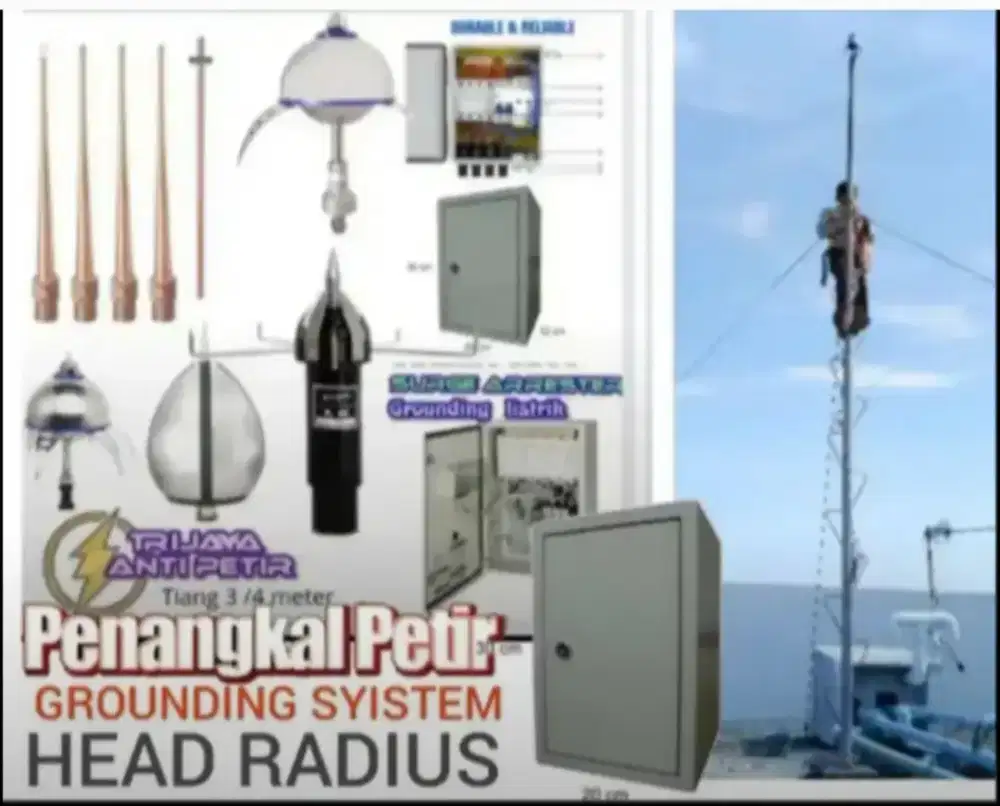 Ahli jasa pasang anti penangkal petir dan grounding mesin
