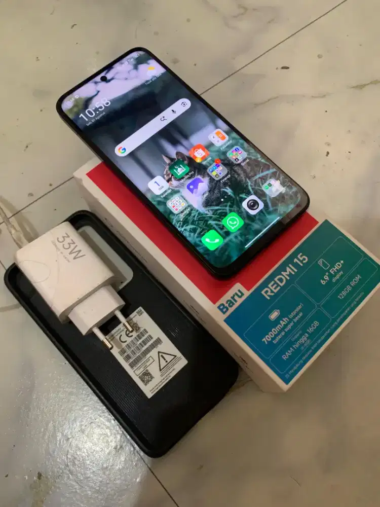 xiaomi redmi 15 8/128gb fullset garansi panjang