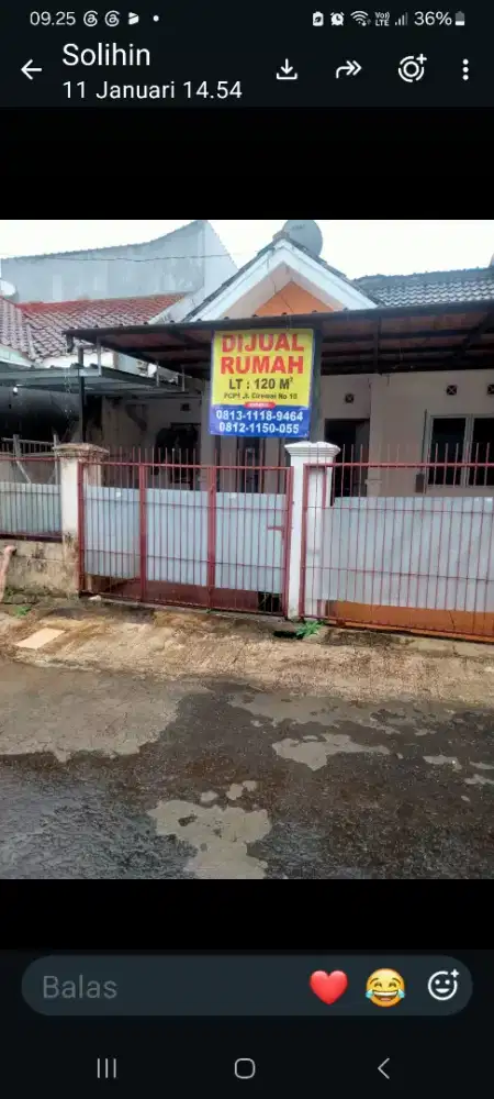 Bismullahirrohmaanirrohim dijual rumah asri, damai di kota sukabumi