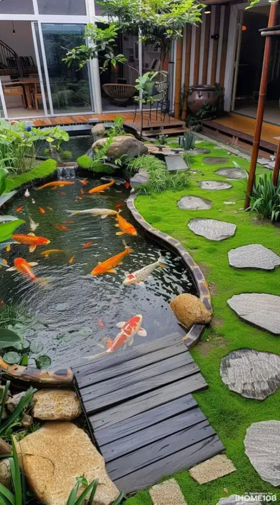 Jasa pembuatan kolam air mancur kolam ikan koi kolam relif dll #2