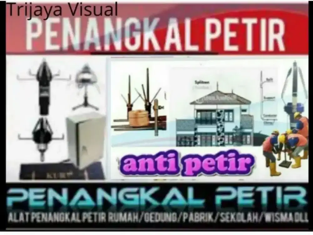 Teknisi ahli jasa pasang anti penangkal petir dan grounding mesin