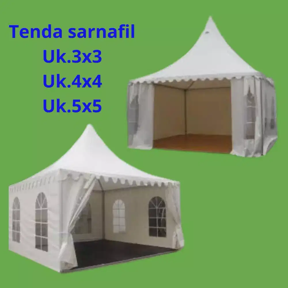 Tenda Sarnafil ukuran 3x3m
