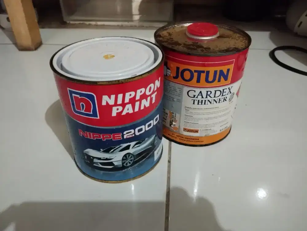 Jual 1kg cat besi warna kuning merk Nippon paint
